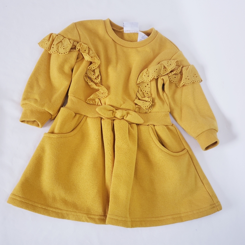 BlueBeri boulvard mustard dress